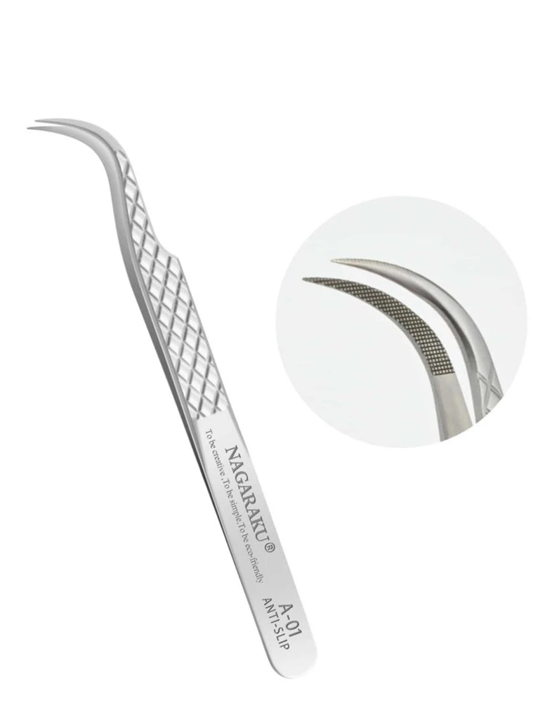 Anti-Slip Curved Tweezer